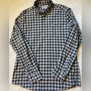 Barbour Tailored Fit Plaid Shirt - Size Medium